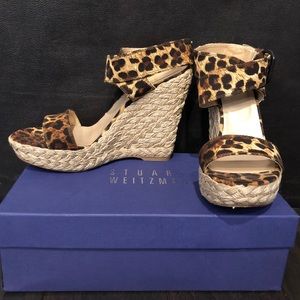 Stuart Weitzman X-Ray Wedge Espadrilles